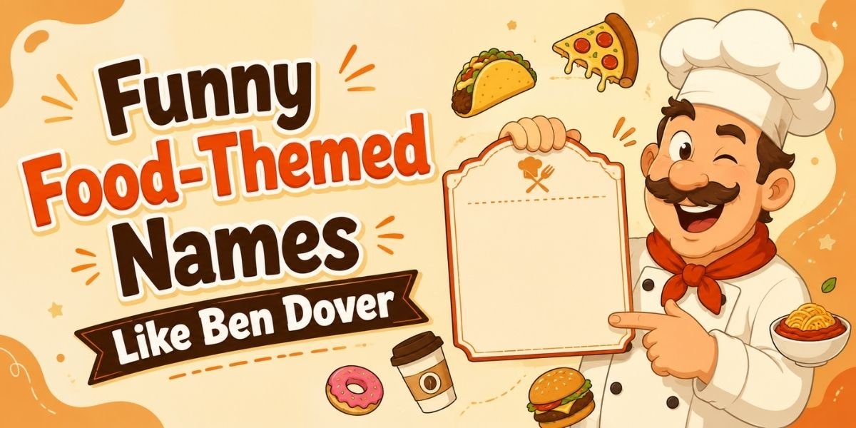 Funny Food Themed Names Like Ben Dover