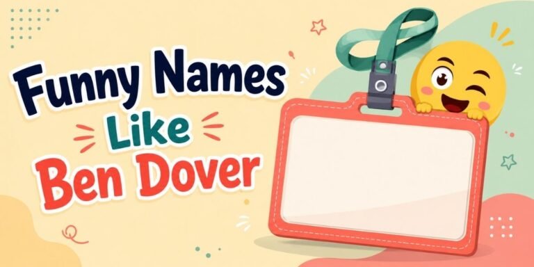Funny Names Like Ben Dover