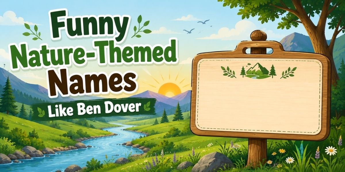 Funny Nature Themed Names Like Ben Dover