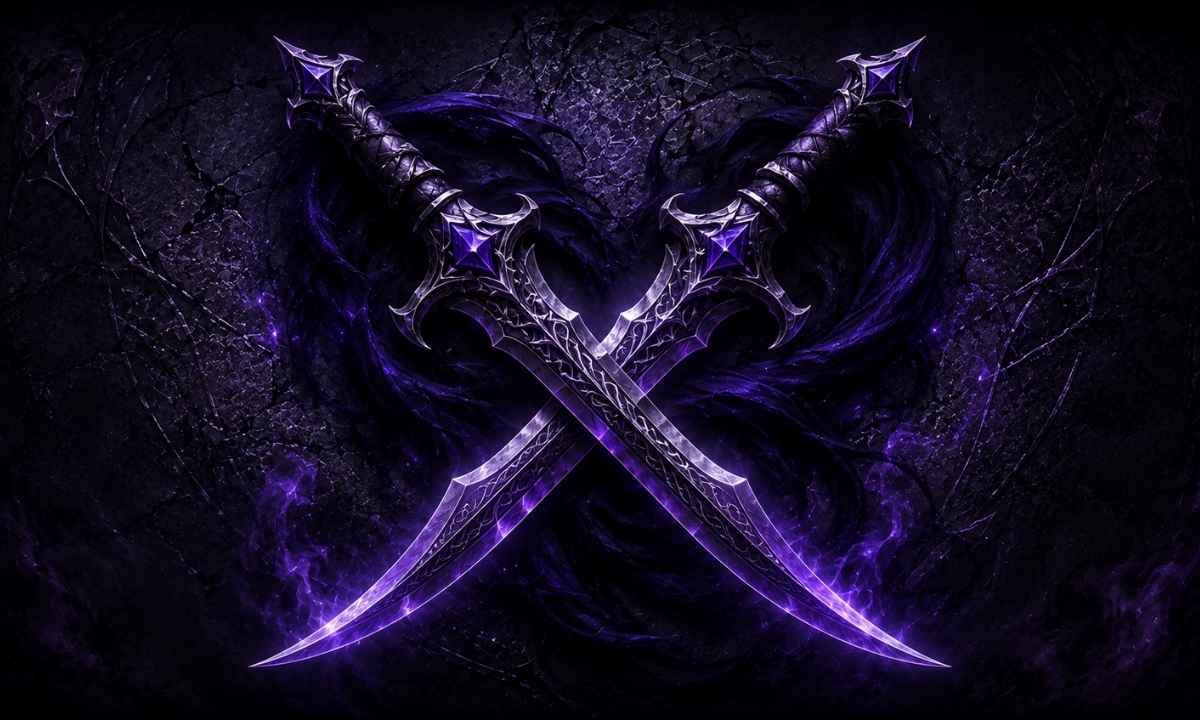 Rogue Drow names icon with crossed daggers