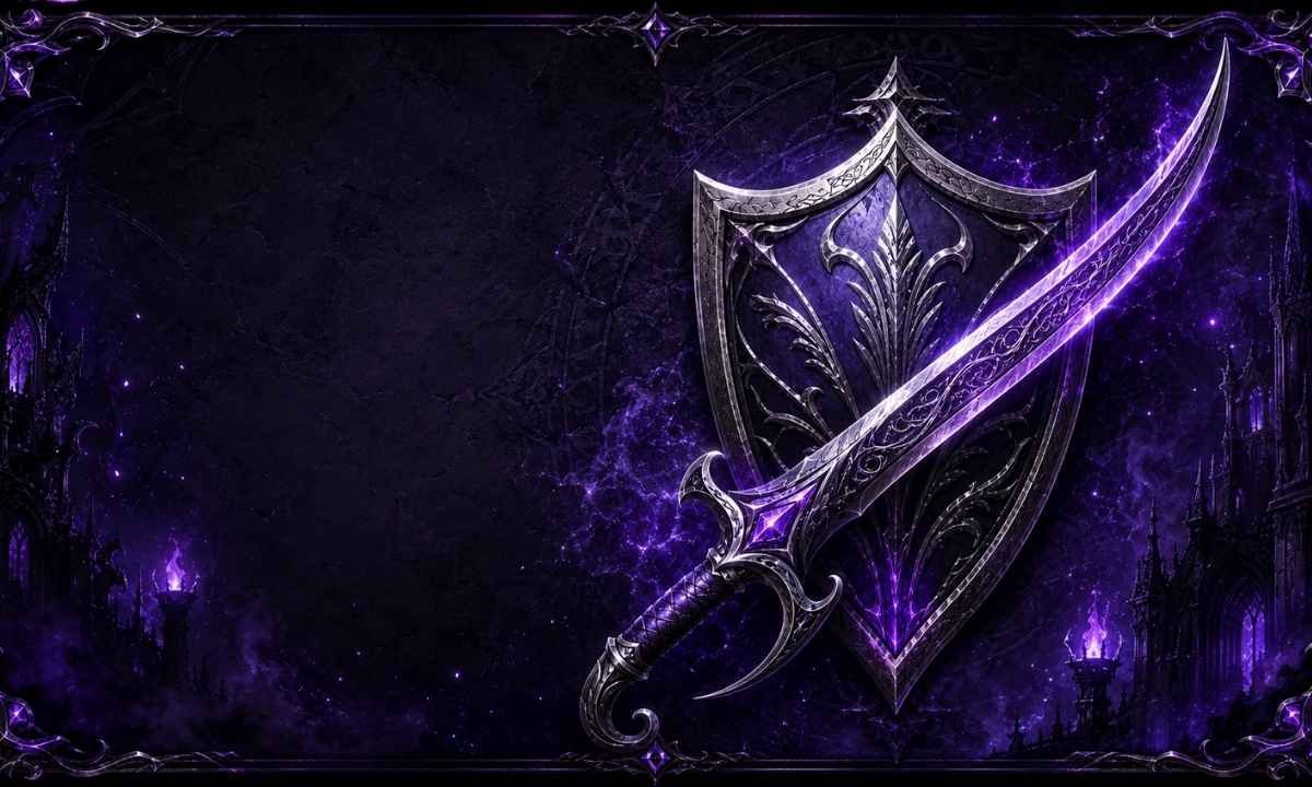 Warrior Drow names icon with sword and shield