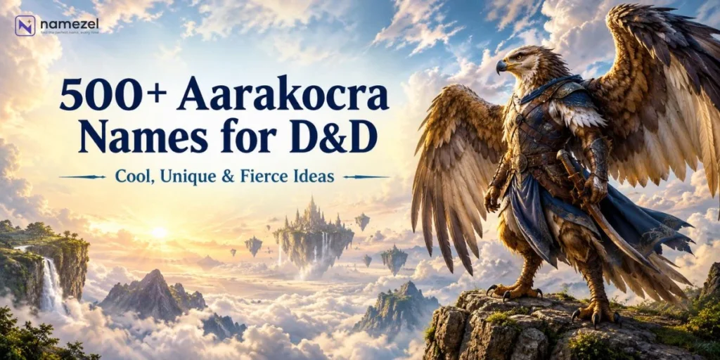 500+ Aarakocra Names