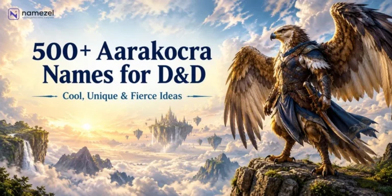 500+ Aarakocra Names