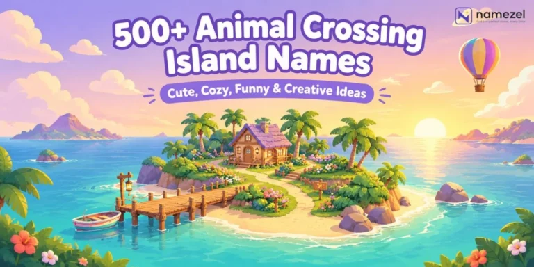 Animal Crossing Island Names