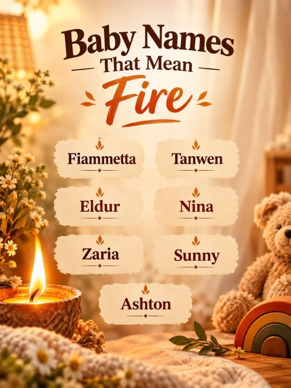 Baby Names That Mean Fire