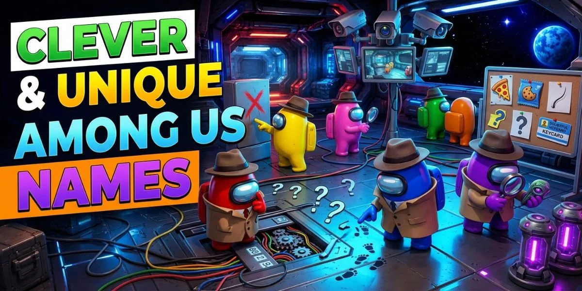 Clever and unique funny Among Us names