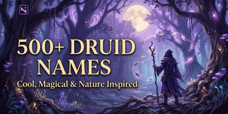 Druid Names