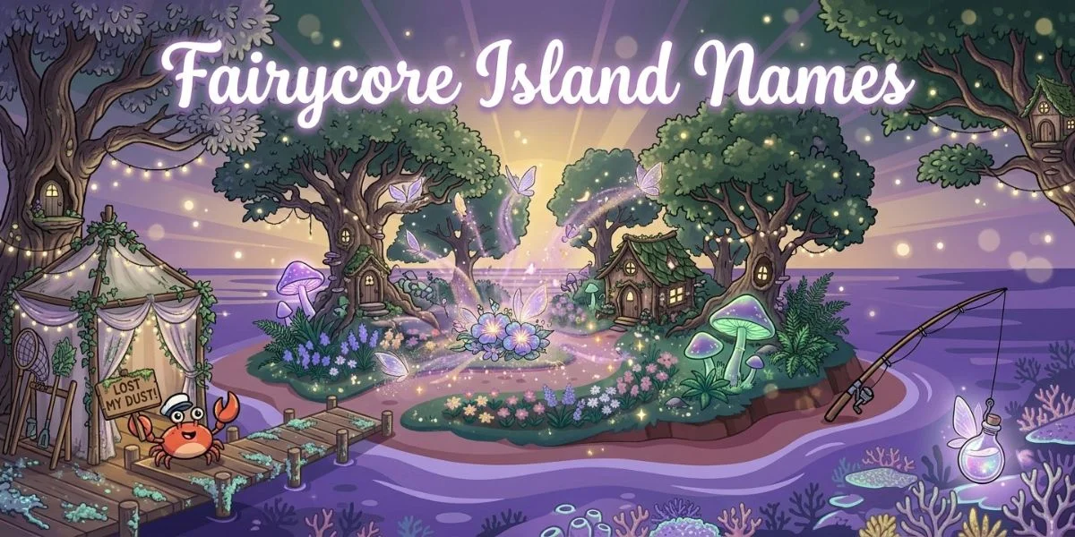 Fairycore Animal Crossing Island Names