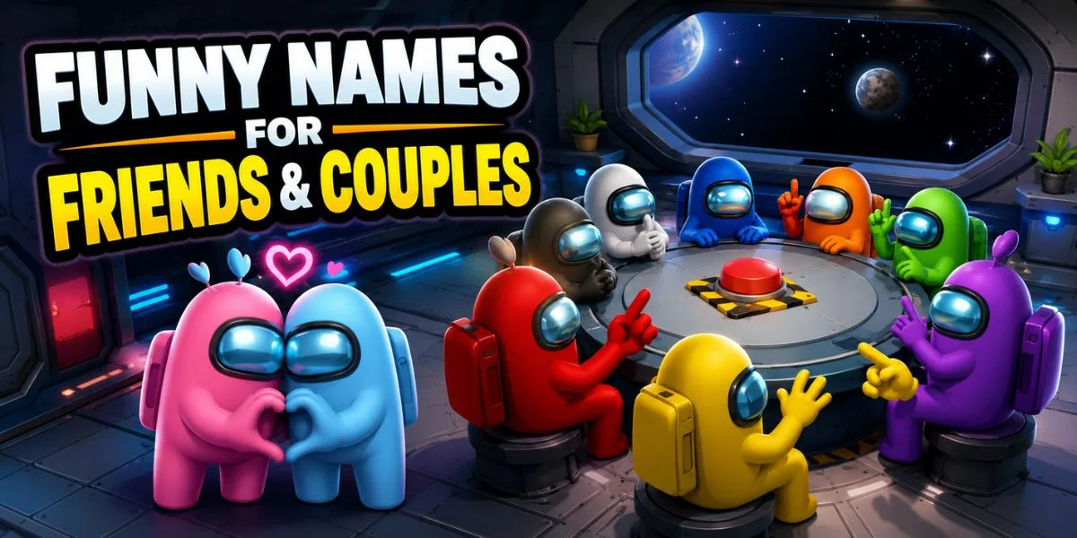 Funny Among Us names for friends and couples