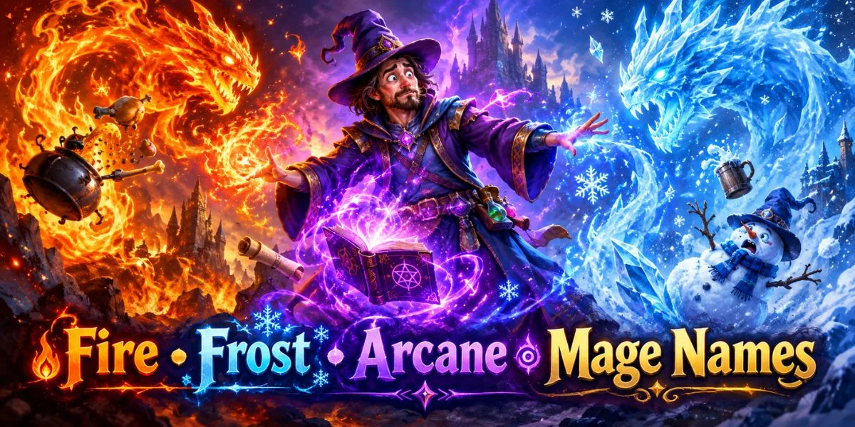 Funny arcane mage names