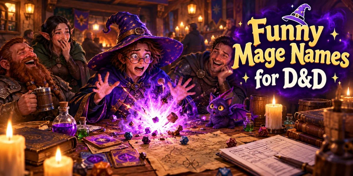 Funny mage names for D&D