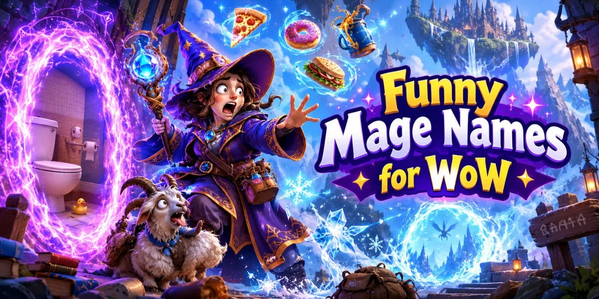 Funny mage names for WoW