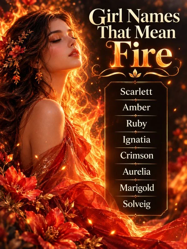 Girl Names That Mean Fire