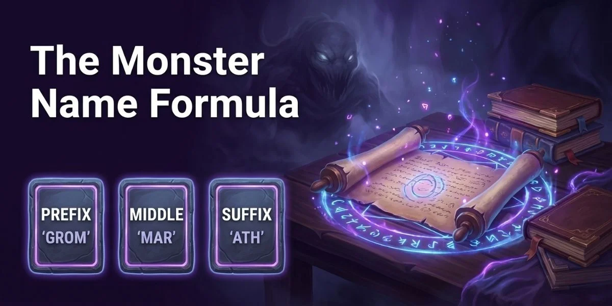 The Monster Name Formula