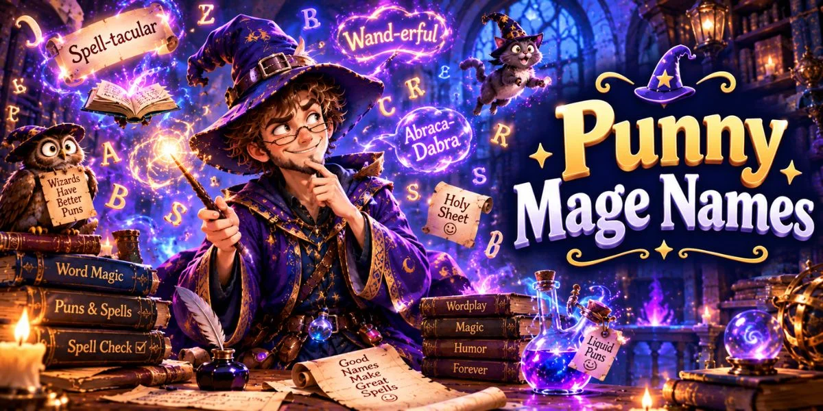 Punny mage names
